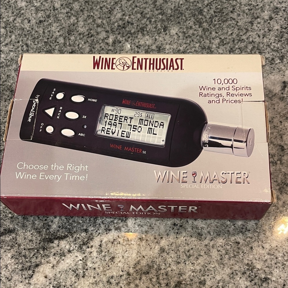 ⭐️Wine Enthusiast Wine Master Special Edition